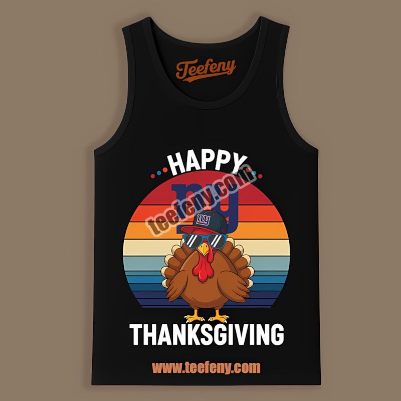 New York Giants Thanksgiving Turkey Classic Tanktop New York Giants Thanksgiving Turkey Classic Tanktop
