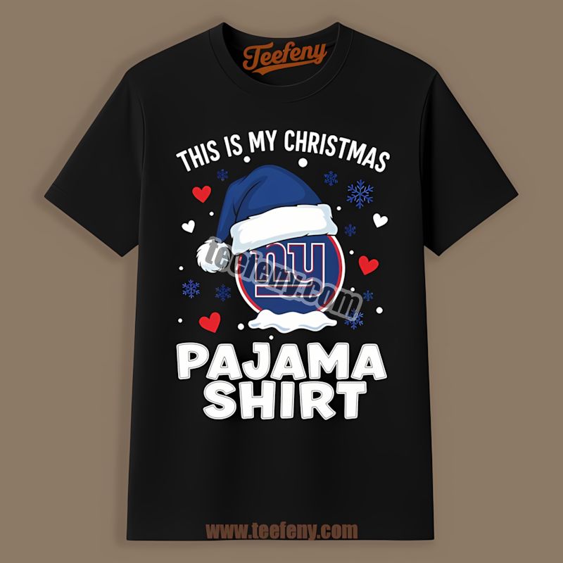 New York Giants This Is My Christmas Pajama Trendy Shirt