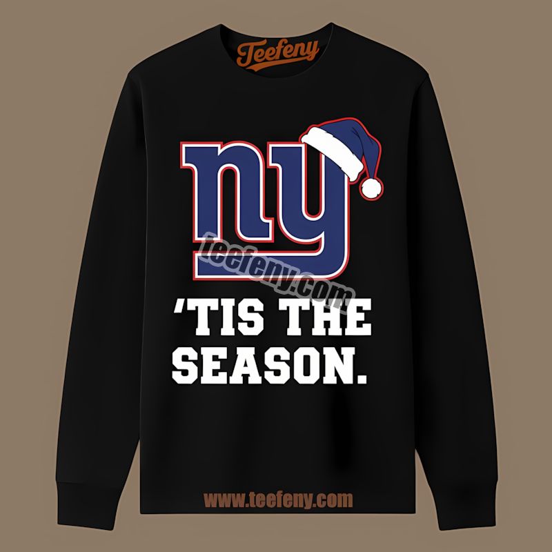 New York Giants Tis The Season Christmas Graphic Long Sleeve New York Giants Tis The Season Christmas Graphic Long Sleeve