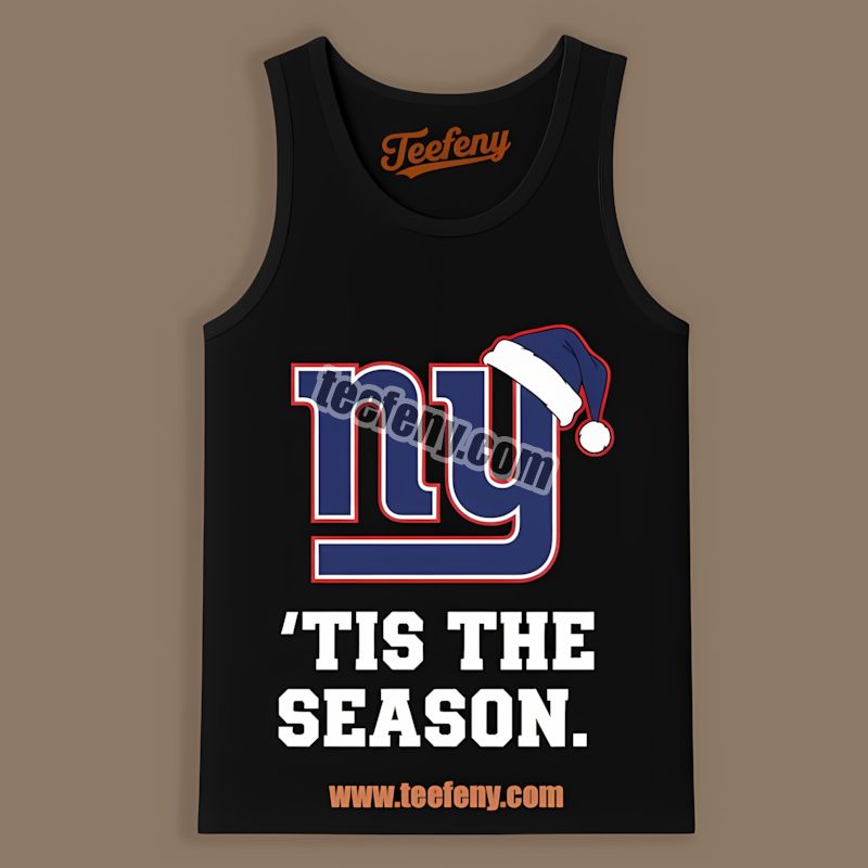 New York Giants Tis The Season Christmas Graphic Tanktop New York Giants Tis The Season Christmas Graphic Tanktop