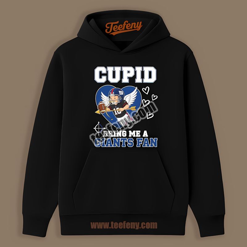 New York Giants Valentines Cupid Bring Me A Giants Fan Classic Hoodie New York Giants Valentines Cupid Bring Me A Giants Fan Classic Hoodie