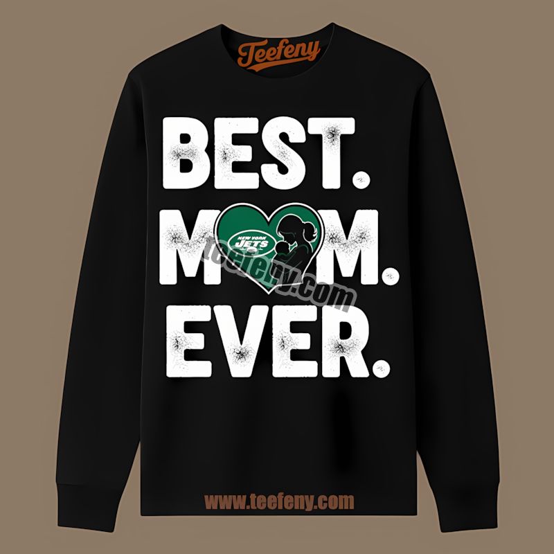 New York Jets Best Mom Ever Heart Vintage Long Sleeve New York Jets Best Mom Ever Heart Vintage Long Sleeve