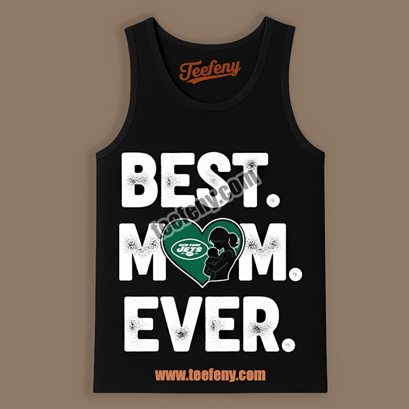 New York Jets Best Mom Ever Heart Vintage Tanktop New York Jets Best Mom Ever Heart Vintage Tanktop