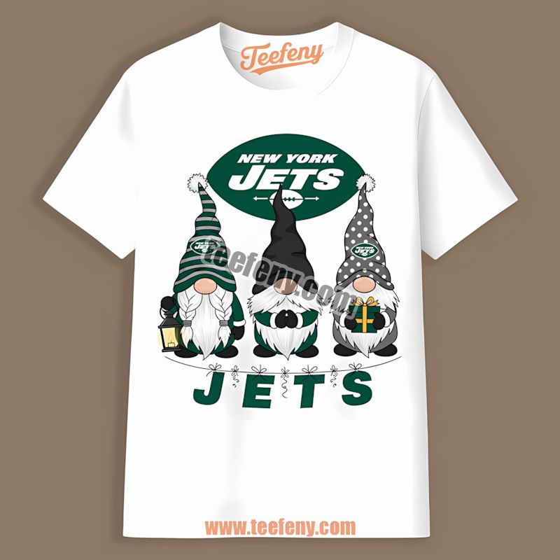 New York Jets Christmas Gnomes Adults Shirt
