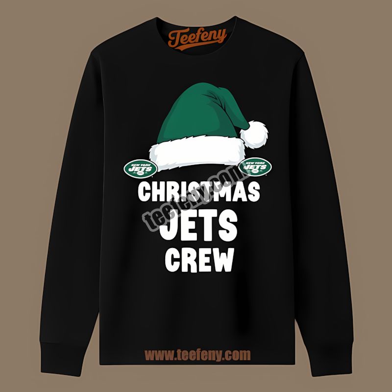New York Jets Christmas Jets Crew Vintage Long Sleeve New York Jets Christmas Jets Crew Vintage Long Sleeve