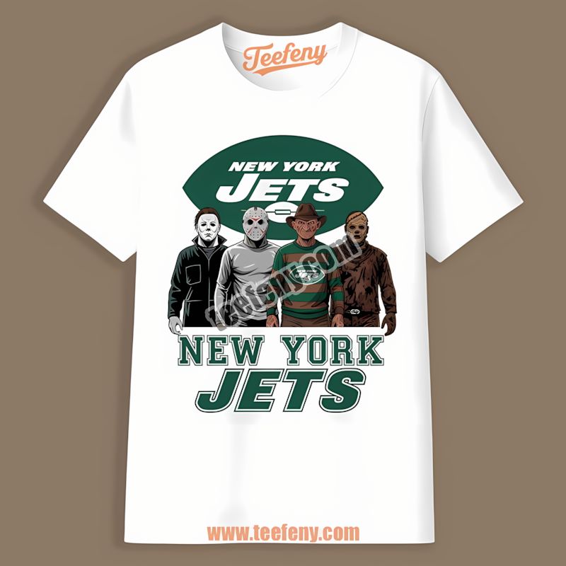 New York Jets Halloween Horror Killers Cotton Shirt