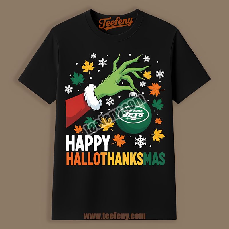 New York Jets Happy Hallothanksmas Trendy Shirt
