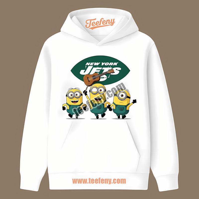 New York Jets Minions Trendy Hoodie New York Jets Minions Trendy Hoodie