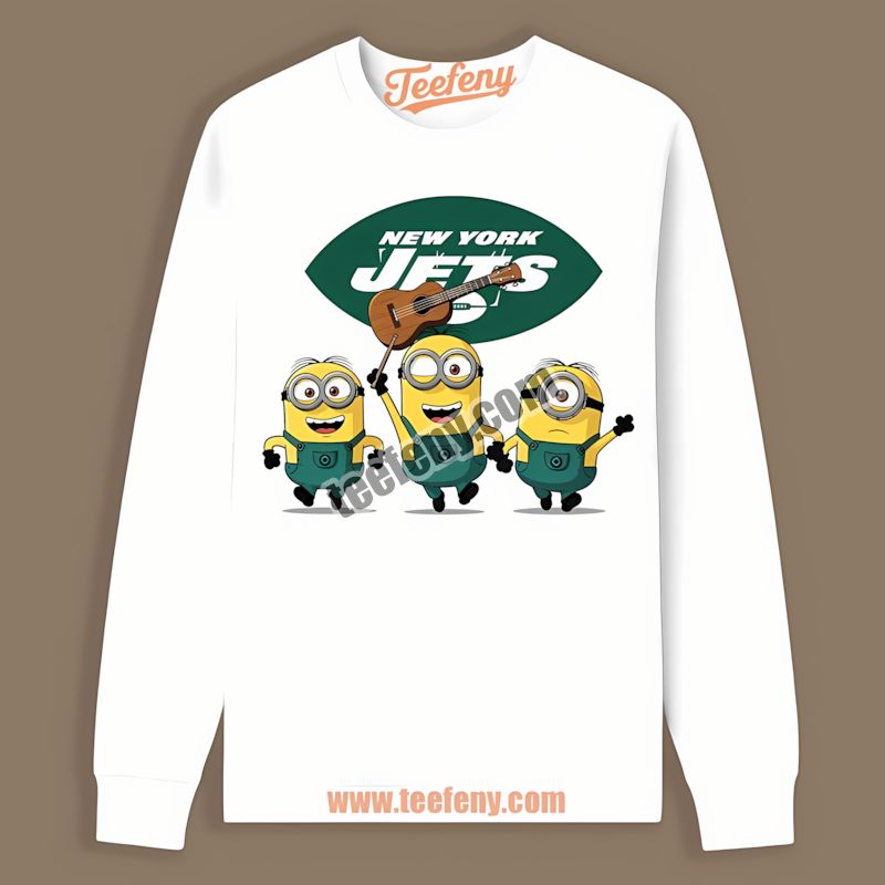New York Jets Minions Trendy Long Sleeve New York Jets Minions Trendy Long Sleeve