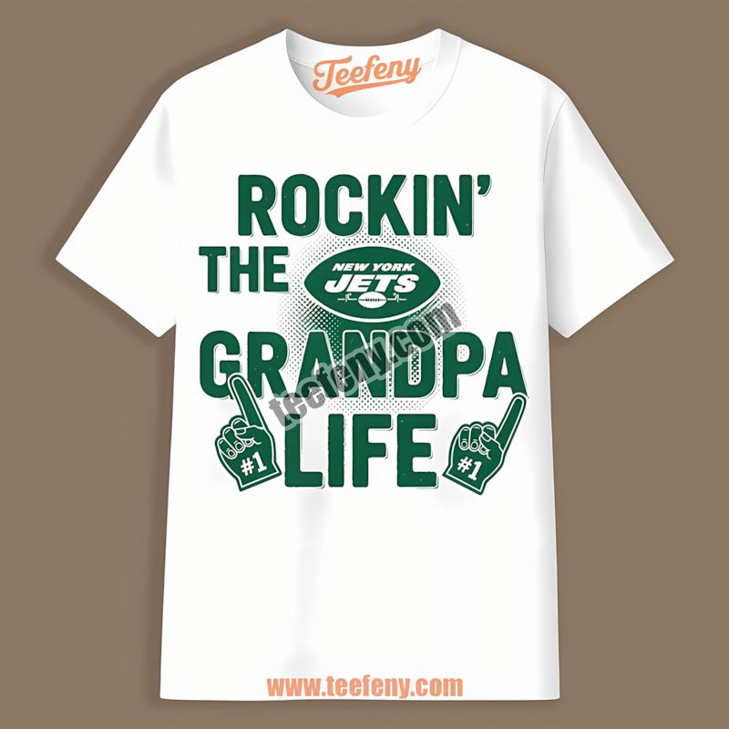 New York Jets Rockin The Grandpa Life Unisex Shirt