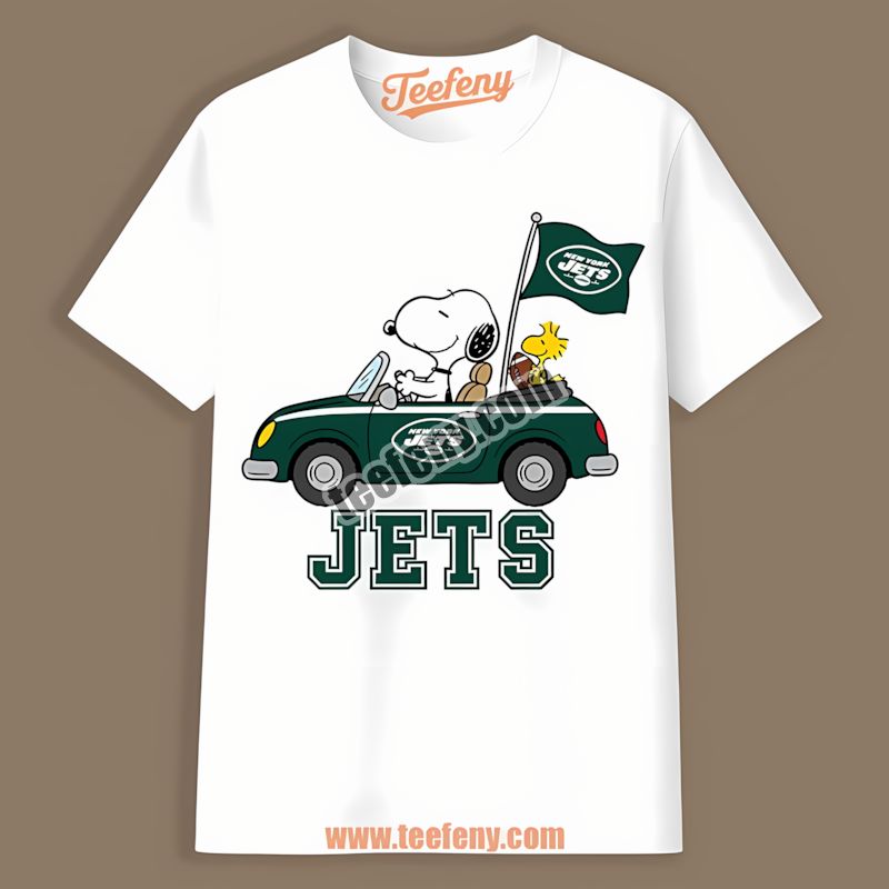 New York Jets Snoopy Cool Color Shirt