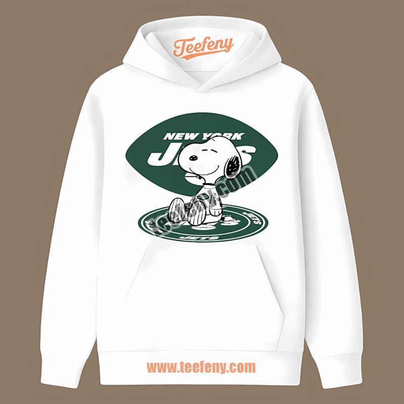 New York Jets Snoopy Tattoo Logo On Arm Retro Hoodie New York Jets Snoopy Tattoo Logo On Arm Retro Hoodie