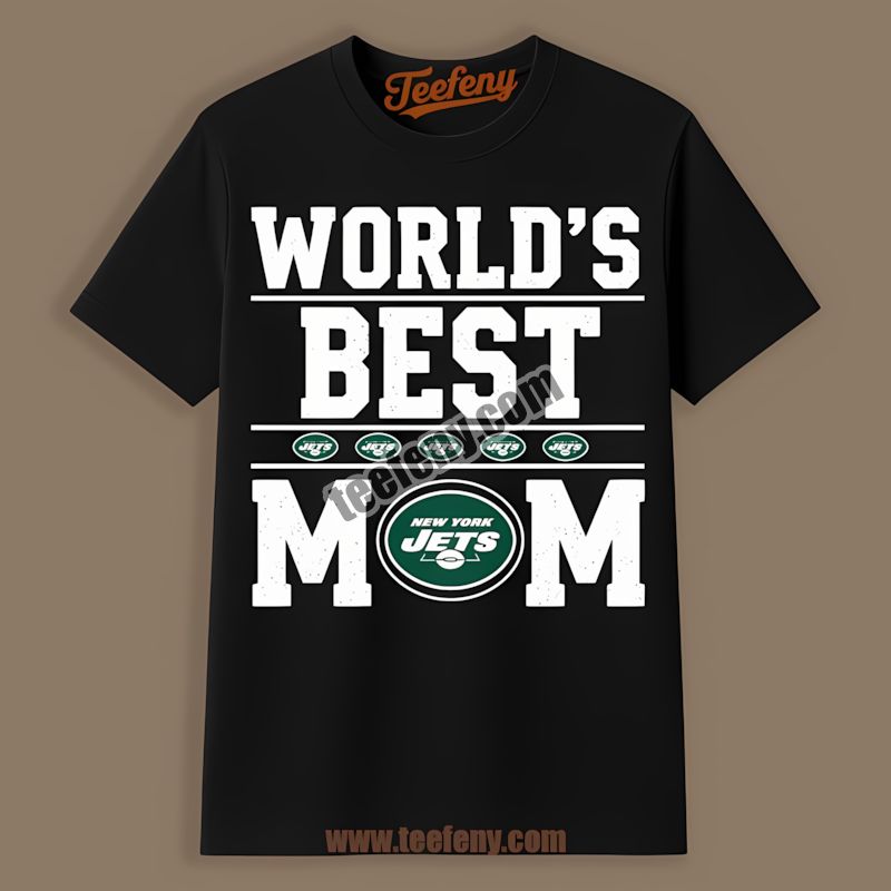 New York Jets Worlds Best Mom Adults Shirt