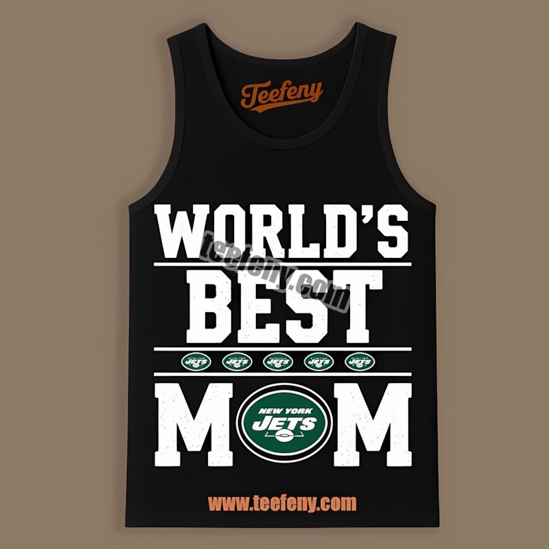 New York Jets Worlds Best Mom Adults Tanktop New York Jets Worlds Best Mom Adults Tanktop
