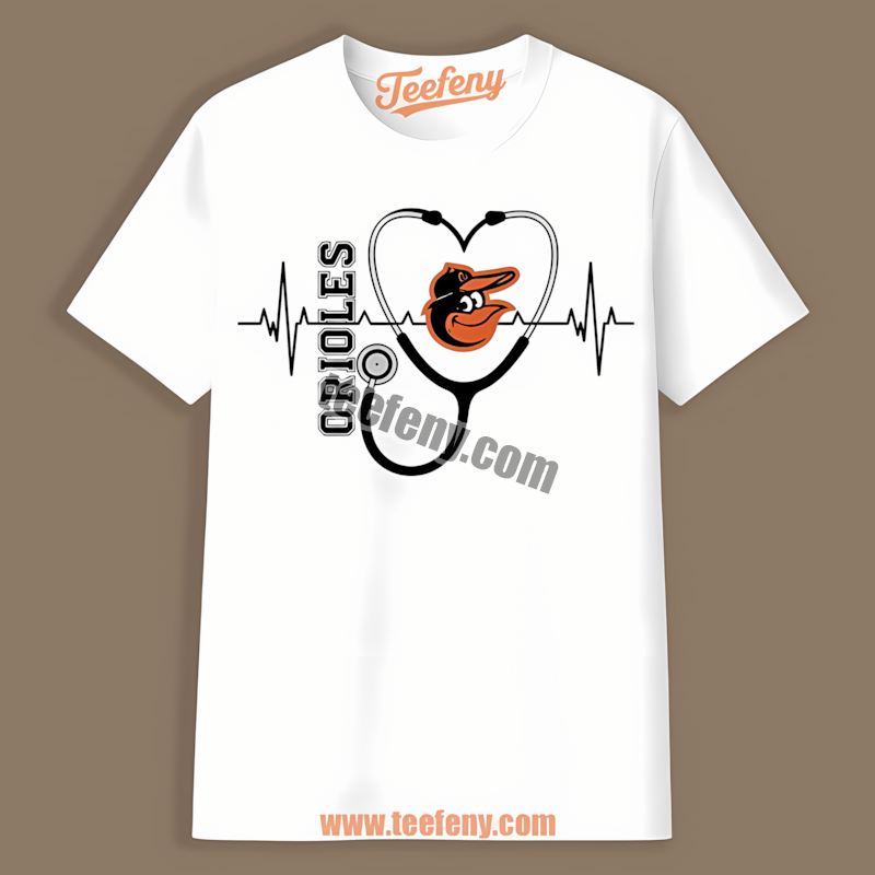 Nurse Heartbeat Baltimore Orioles Custom Shirt