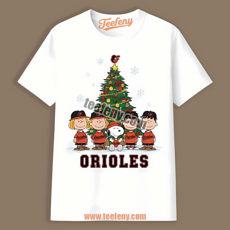 Peanuts Christmas Baltimore Orioles Fashion Shirt