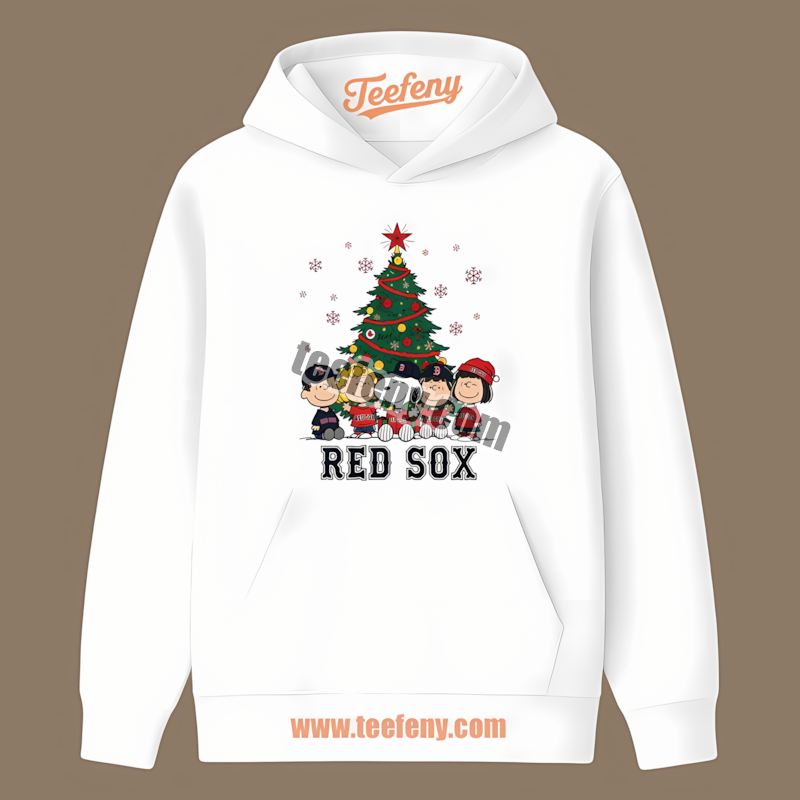 Peanuts Christmas Boston Red Sox Streetwear Hoodie Peanuts Christmas Boston Red Sox Streetwear Hoodie