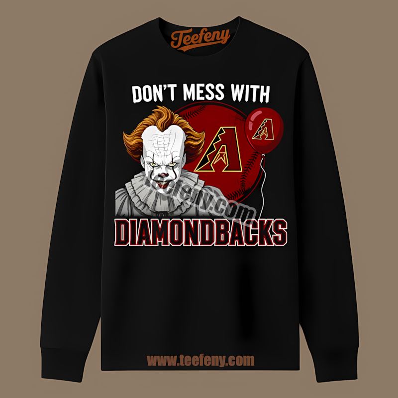 Pennywise Halloween Arizona Diamondbacks Classic Long Sleeve Pennywise Halloween Arizona Diamondbacks Classic Long Sleeve