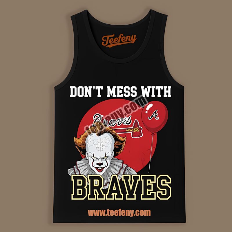 Pennywise Halloween Atlanta Braves Party Tanktop Pennywise Halloween Atlanta Braves Party Tanktop