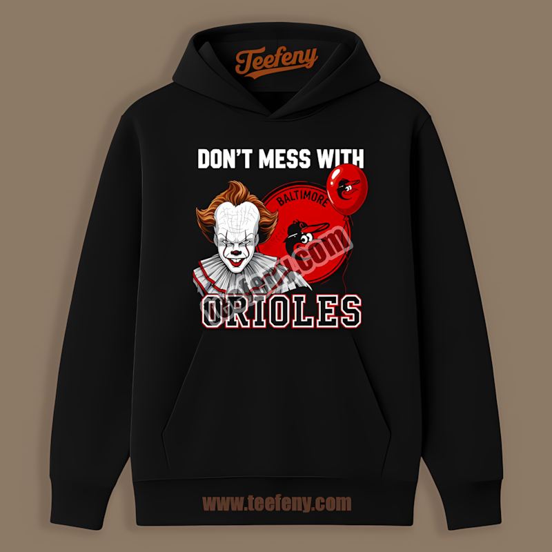 Pennywise Halloween Baltimore Orioles Home Run Hoodie Pennywise Halloween Baltimore Orioles Home Run Hoodie