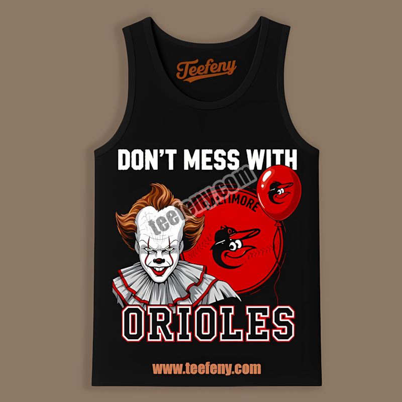 Pennywise Halloween Baltimore Orioles Home Run Tanktop Pennywise Halloween Baltimore Orioles Home Run Tanktop