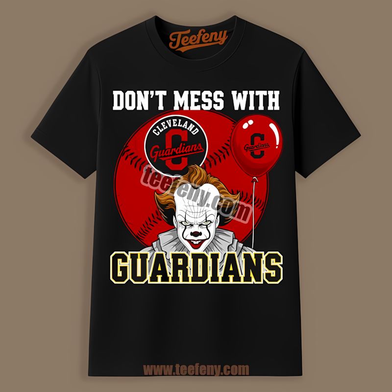 Pennywise Halloween Cleveland Guardians Creepy Shirt