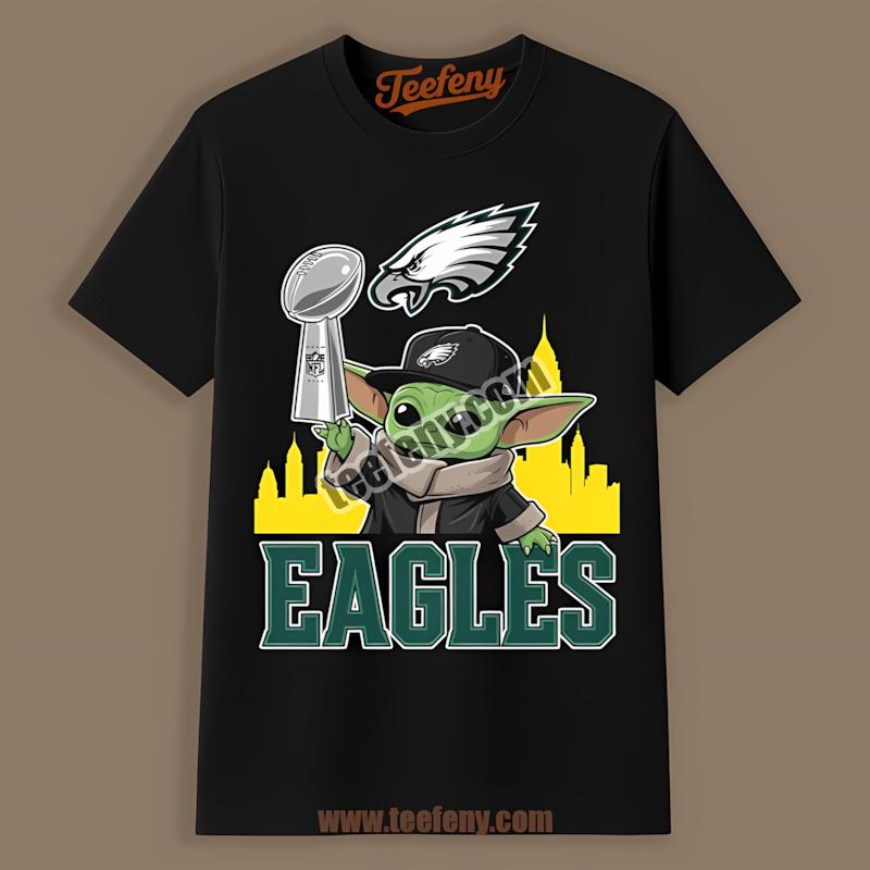 Philadelphia Eagles Baby Yoda Super Bowl Classic Shirt