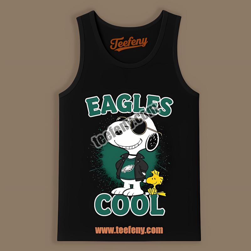 Philadelphia Eagles Cool Snoopy Fan Graphic Tanktop Philadelphia Eagles Cool Snoopy Fan Graphic Tanktop