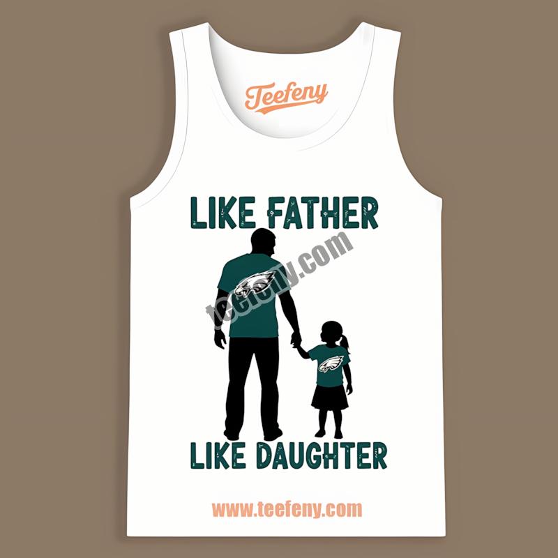 Philadelphia Eagles Father And Daughter Bond Retro Tanktop Philadelphia Eagles Father And Daughter Bond Retro Tanktop