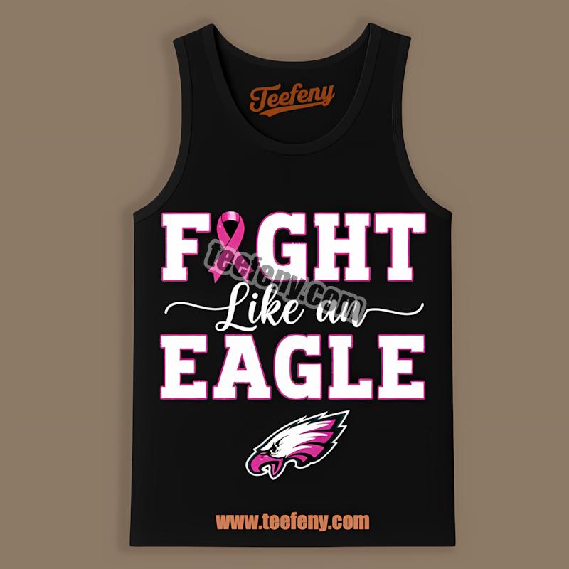 Philadelphia Eagles Fight Like A Cowboy Breast Cancer Unisex Tanktop Philadelphia Eagles Fight Like A Cowboy Breast Cancer Unisex Tanktop