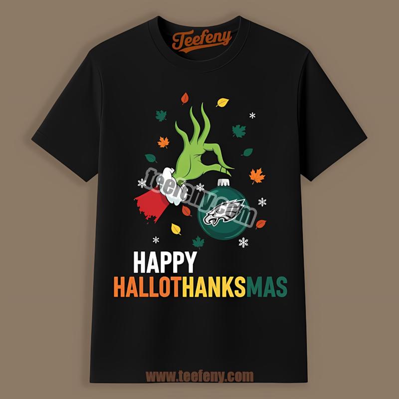 Philadelphia Eagles Hallothanksmas Celebration Classic Shirt