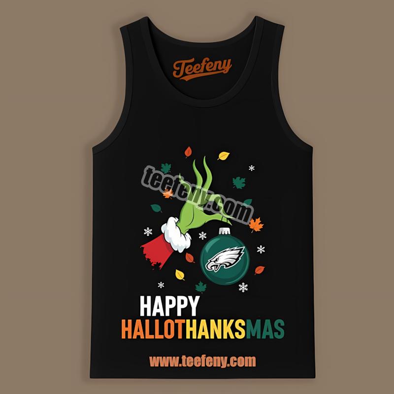 Philadelphia Eagles Hallothanksmas Celebration Classic Tanktop Philadelphia Eagles Hallothanksmas Celebration Classic Tanktop