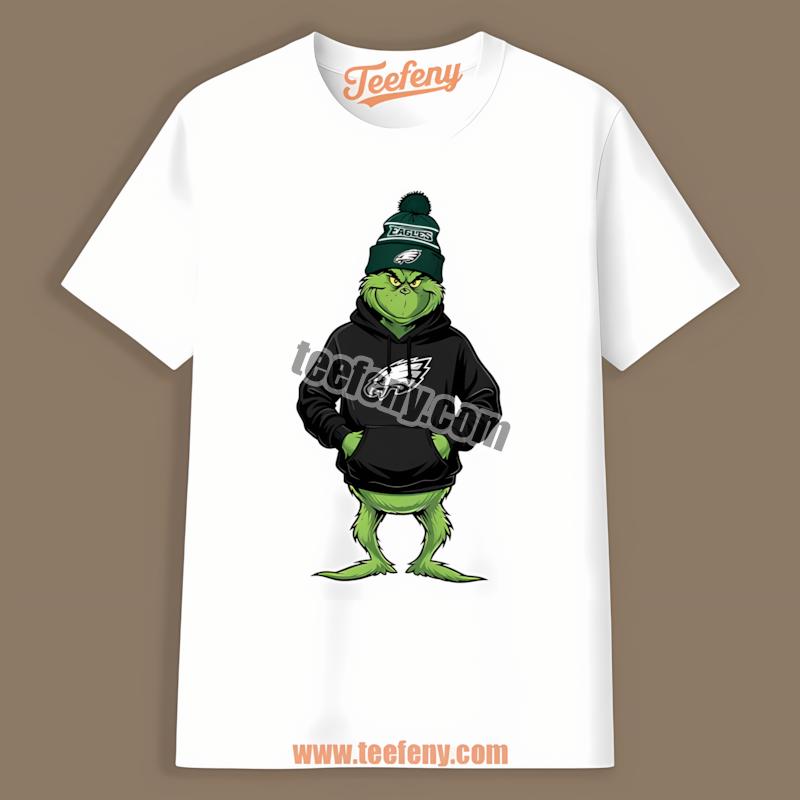 Philadelphia Eagles Hoodie Worn By Grinch Regular Style Shirt