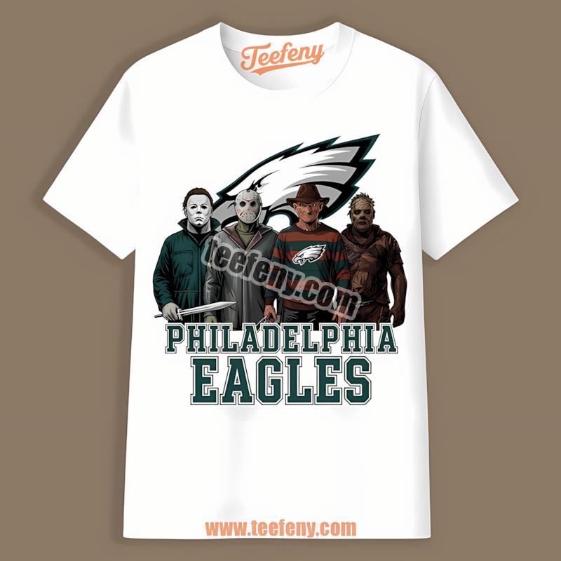 Philadelphia Eagles Horror Killers Halloween Classic Shirt