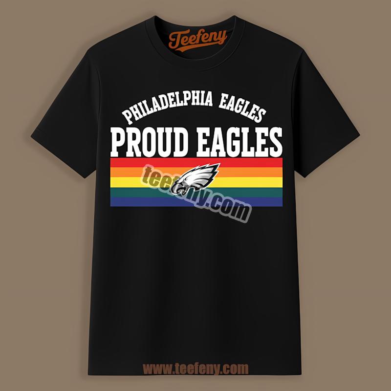 Philadelphia Eagles Lgbt Pride Flag Trendy Shirt