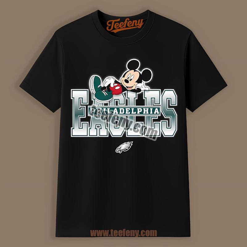 Philadelphia Eagles Mickey Mouse Relaxed Vintage Shirt