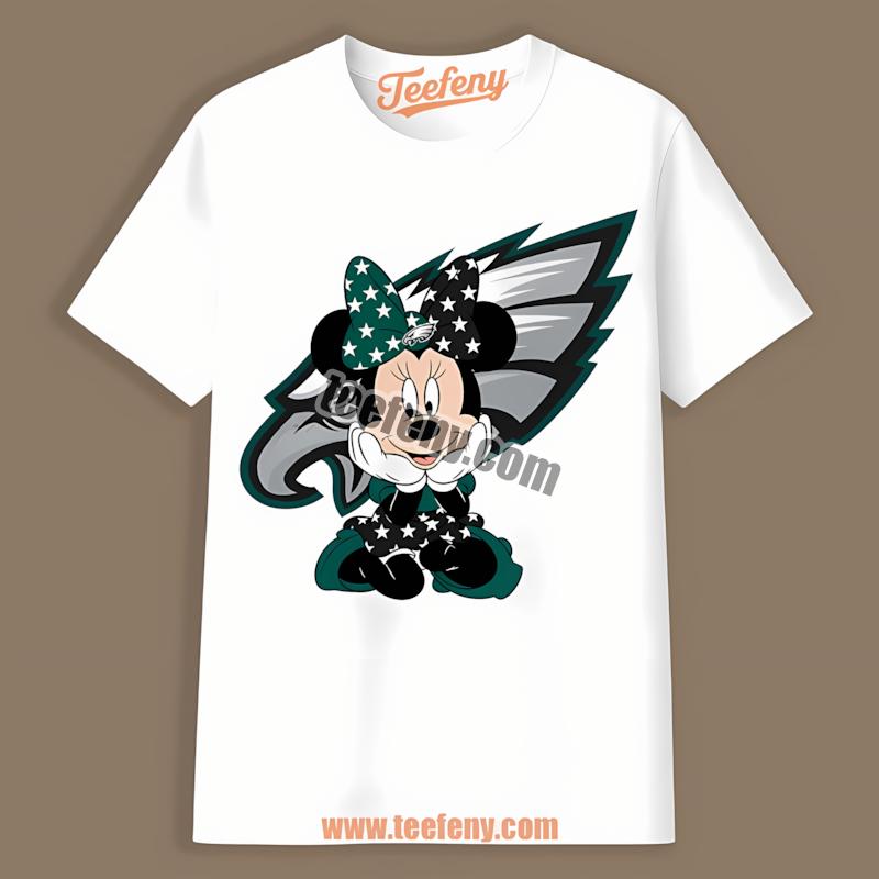 Philadelphia Eagles Starry Minnie Mouse Unisex Shirt