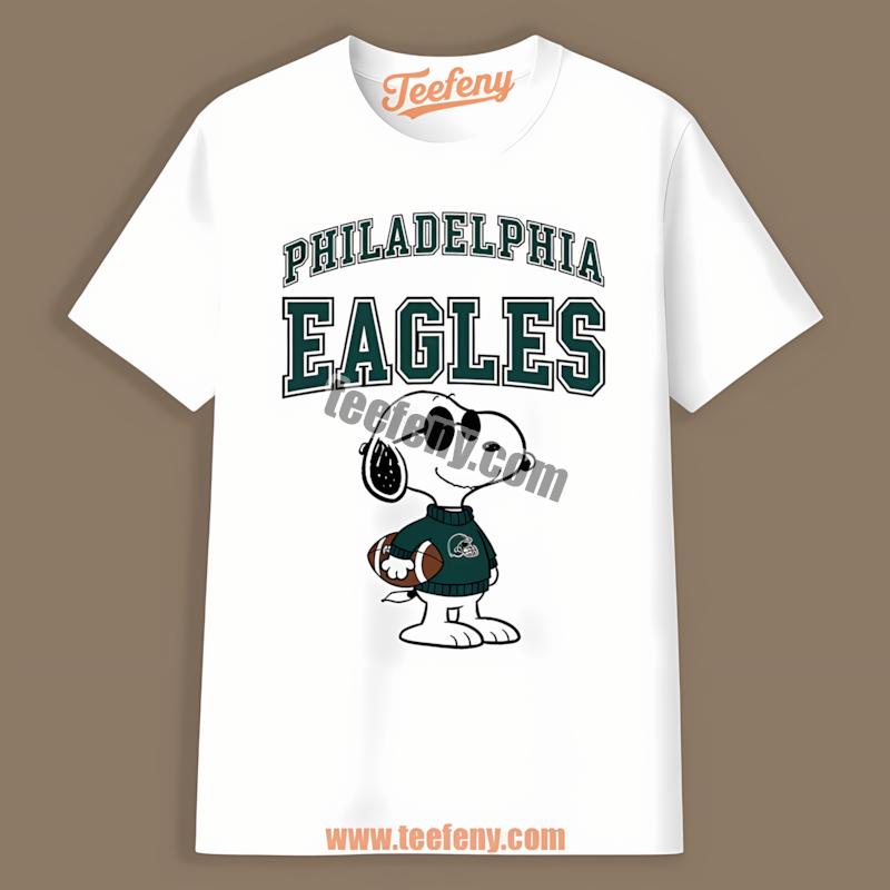 Philadelphia Eagles Vs Snoopy Cool Adults Graphic Shirt