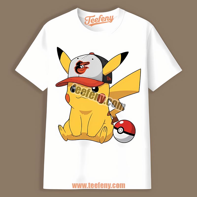 Pikachu Wearing Boston Red Sox Hat Festival Shirt