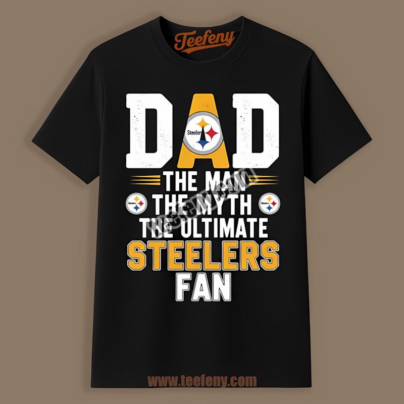 Pittsburgh Steelers Dad The Ultimate Fan Vintage Style Shirt