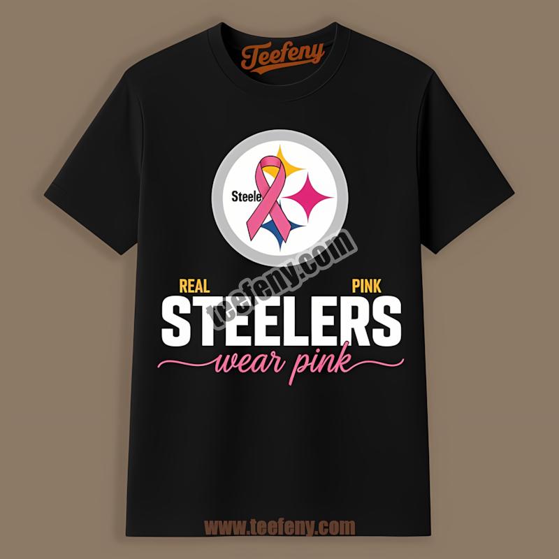 Pittsburgh Steelers Fans Wear Pink Proudly Shirt