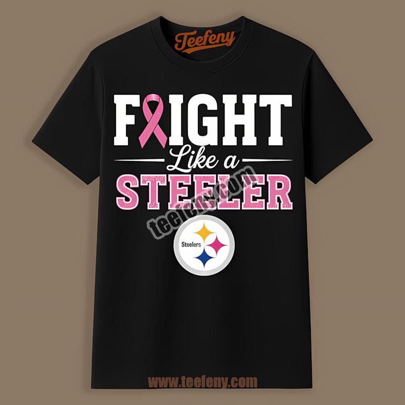 Pittsburgh Steelers Fight Like Cowboy Breast Cancer Shirt