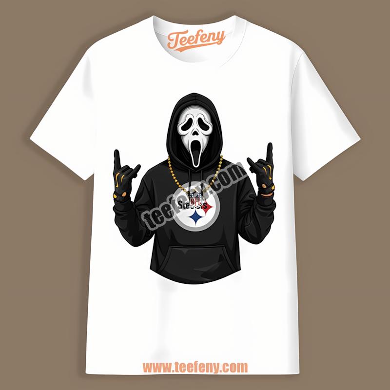 Pittsburgh Steelers Ghostface Spooky Vintage Halloween Shirt