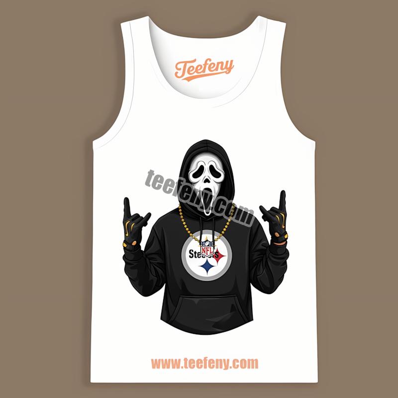 Pittsburgh STanktoplers Ghostface Spooky Vintage Halloween Shirt Pittsburgh STanktoplers Ghostface Spooky Vintage Halloween Shirt