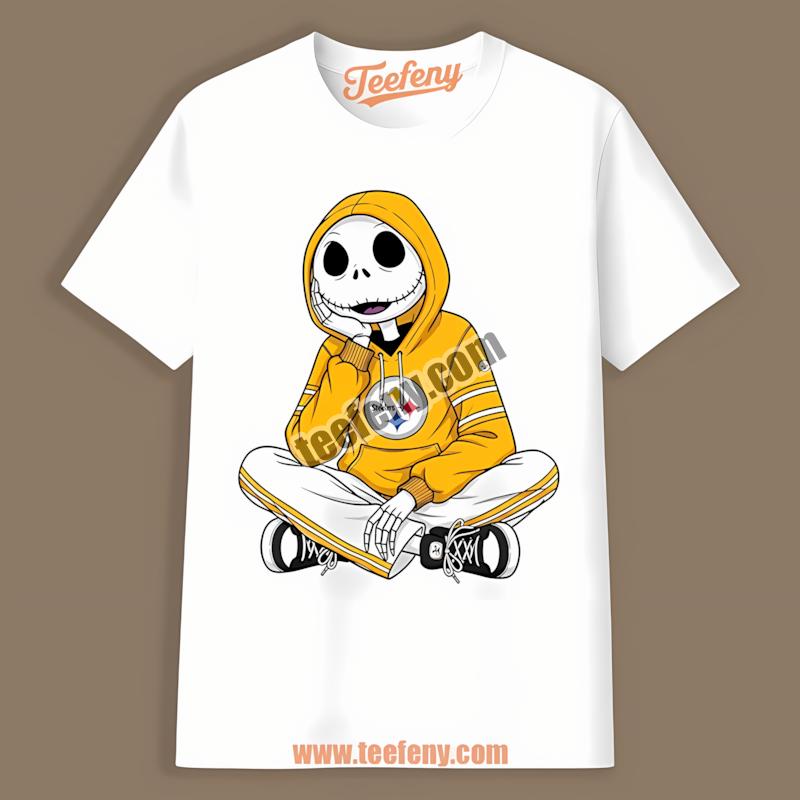Pittsburgh Steelers Hoodie Relaxed Jack Skellington Shirt