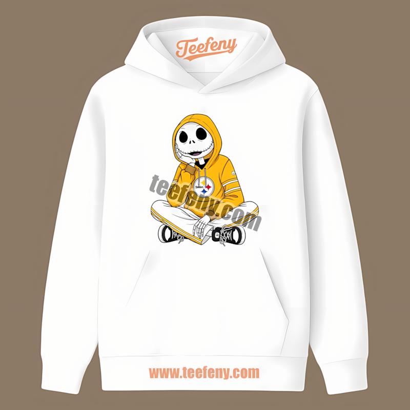 Pittsburgh SHoodielers Hoodie Relaxed Jack Skellington Shirt Pittsburgh SHoodielers Hoodie Relaxed Jack Skellington Shirt