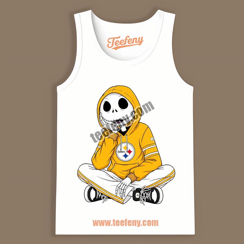 Pittsburgh STanktoplers Hoodie Relaxed Jack Skellington Shirt Pittsburgh STanktoplers Hoodie Relaxed Jack Skellington Shirt