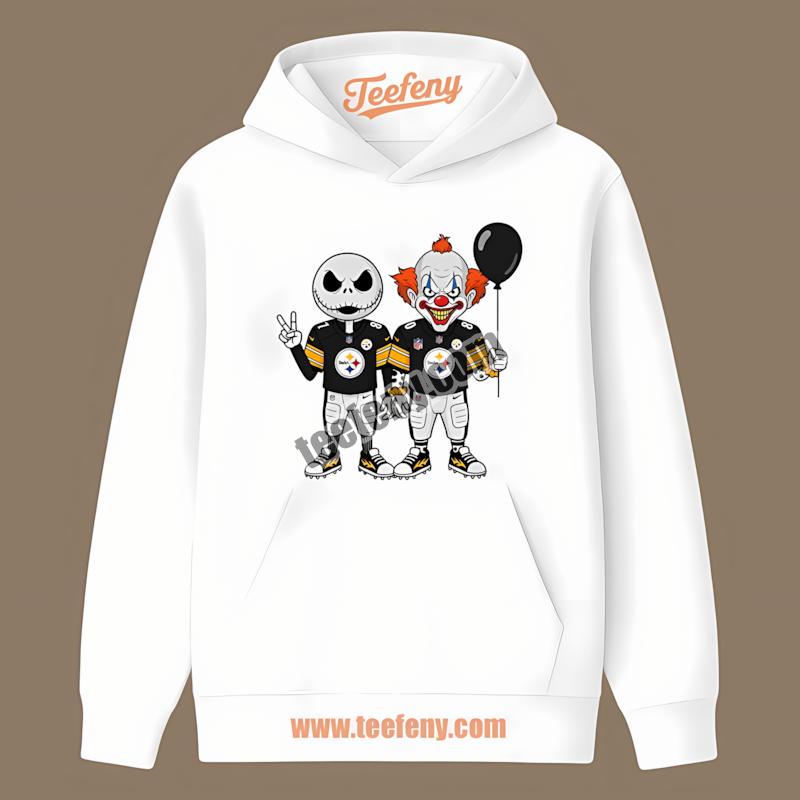 Pittsburgh SHoodielers Jack And Pennywise Halloween Edition Shirt Pittsburgh SHoodielers Jack And Pennywise Halloween Edition Shirt