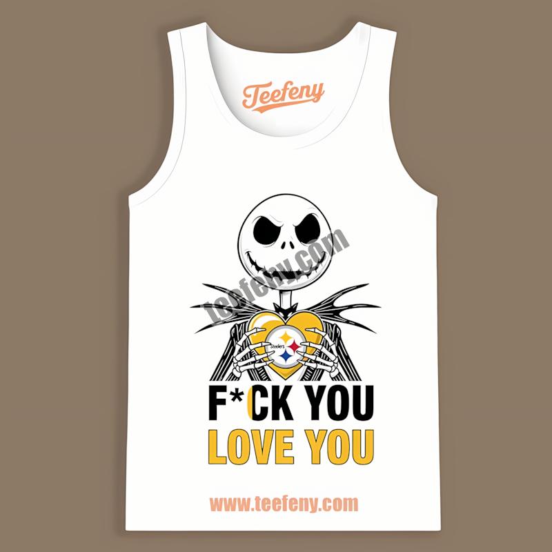 Pittsburgh STanktoplers Jack Skellington Heart Theme Shirt Pittsburgh STanktoplers Jack Skellington Heart Theme Shirt