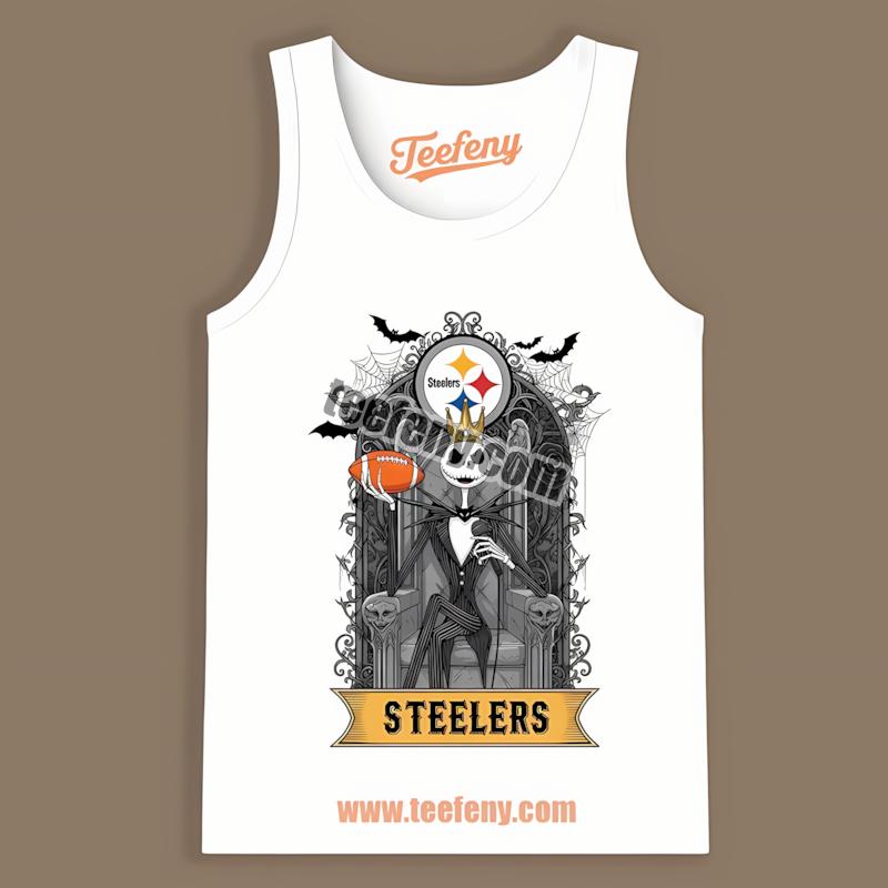 Pittsburgh STanktoplers Jack Skellington Throne Style Shirt Pittsburgh STanktoplers Jack Skellington Throne Style Shirt
